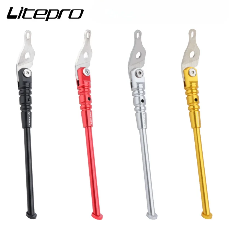 

Аксессуары для велосипеда, складной велосипед, алюминиевый сплав, опора для ног, кронштейн для Brompton, 16-дюймовая складная подставка для велосипеда