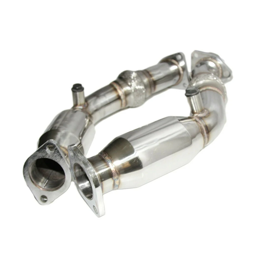 G37 FX35 FX37 Q50 Q60 VQ35HR VQ37HR 07+ 350z 370z SS Даунпайп с гибкой секцией без резонатора