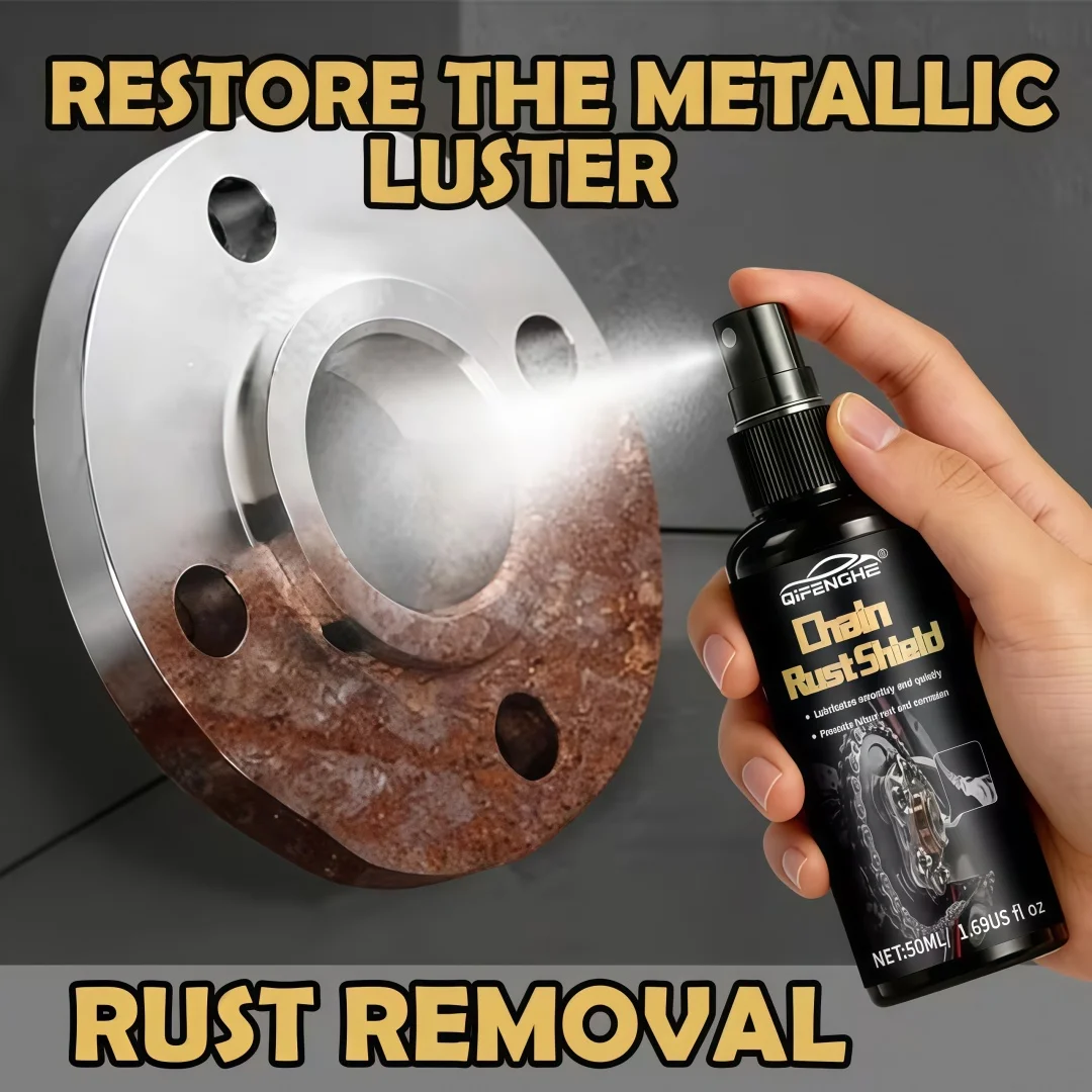 Bike/Motorcycle Chain Lubricant Spray, 100ml Rust Shield Lubricant, Reduce Noise & Protect Chain from Corrosion