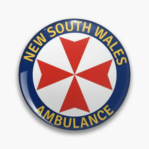 New South Wales Nsw Ambulance Service  Soft Button Pin Creative Fashion Collar Lapel Pin Brooch Lover Decor Cute Cartoon Clothes