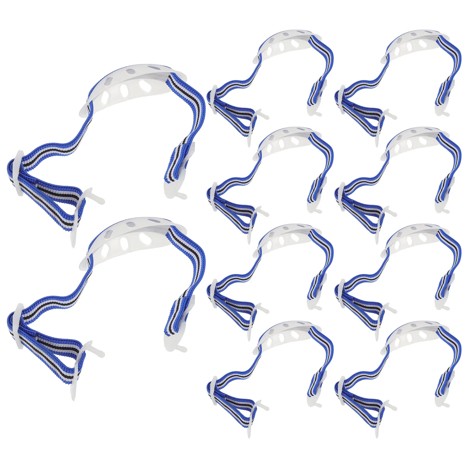 

10Pcs Industrial Hard Hat Chin Strap with Elastic Webbing Adjustable Safety Accessories for Construction Workers