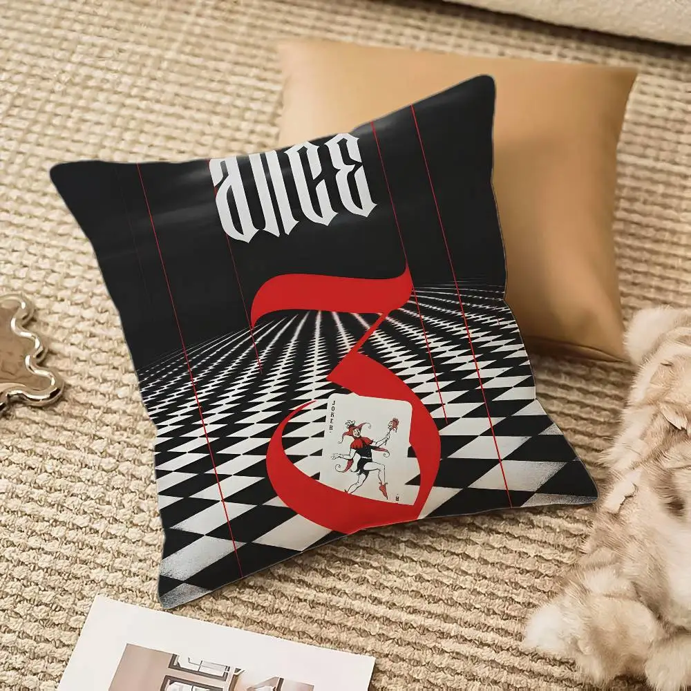 Hot Tv A-Alice In Borderland كيس وسادة مضاد للغبار كيس وسادة غير مرئي أريكة حريرية من القطيفة