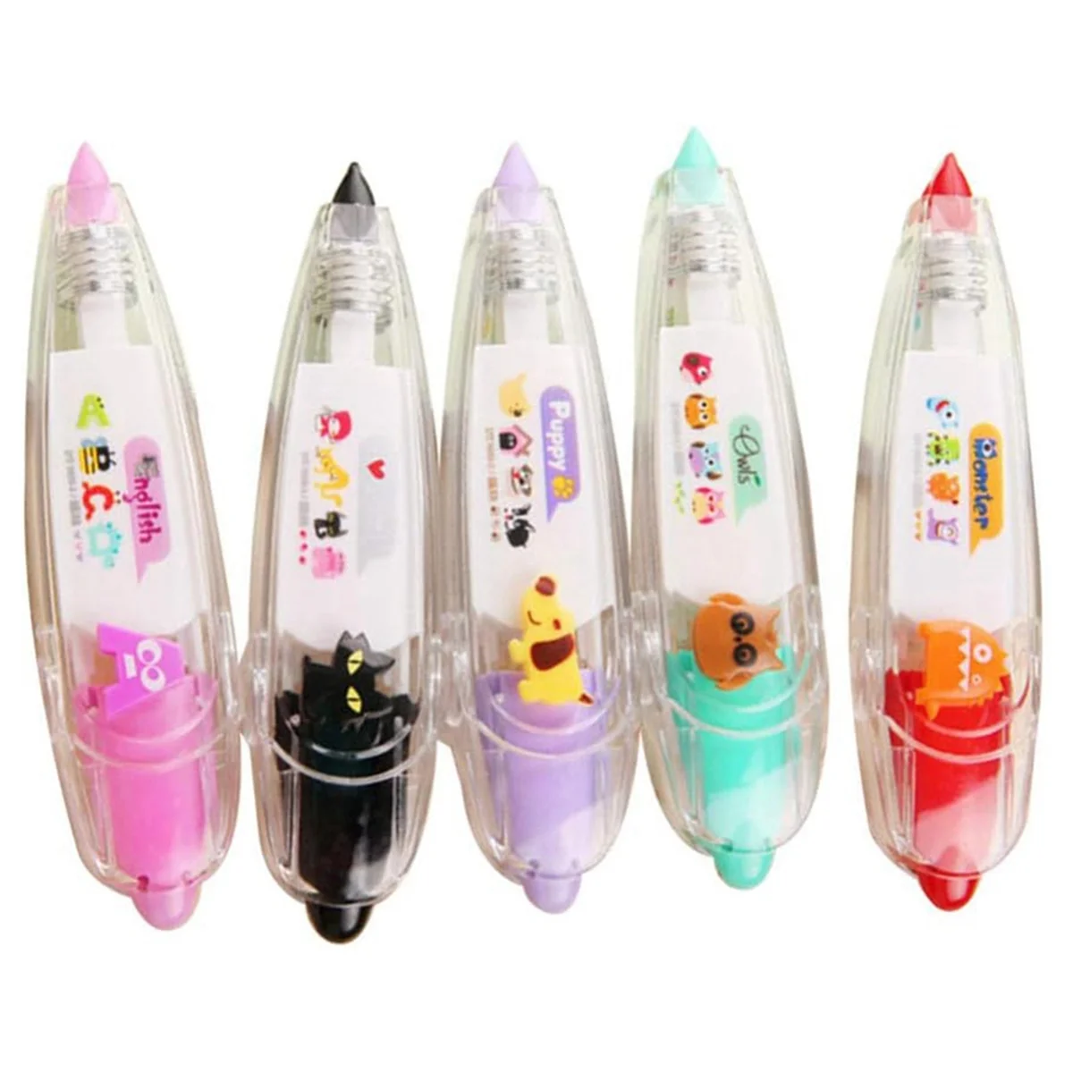 

5Pcs Scrapbooking Correction Tape Correction Pen Tape DIY Decorative Correction Tape for Diary Notebook Decoration