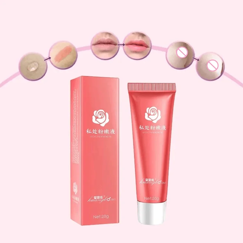 Sexy Women Vaginal Lips Private Part Pink Underarm Intimate Whitening Dark Nipple Anal Bleaching Cream Skin Care Body Cream