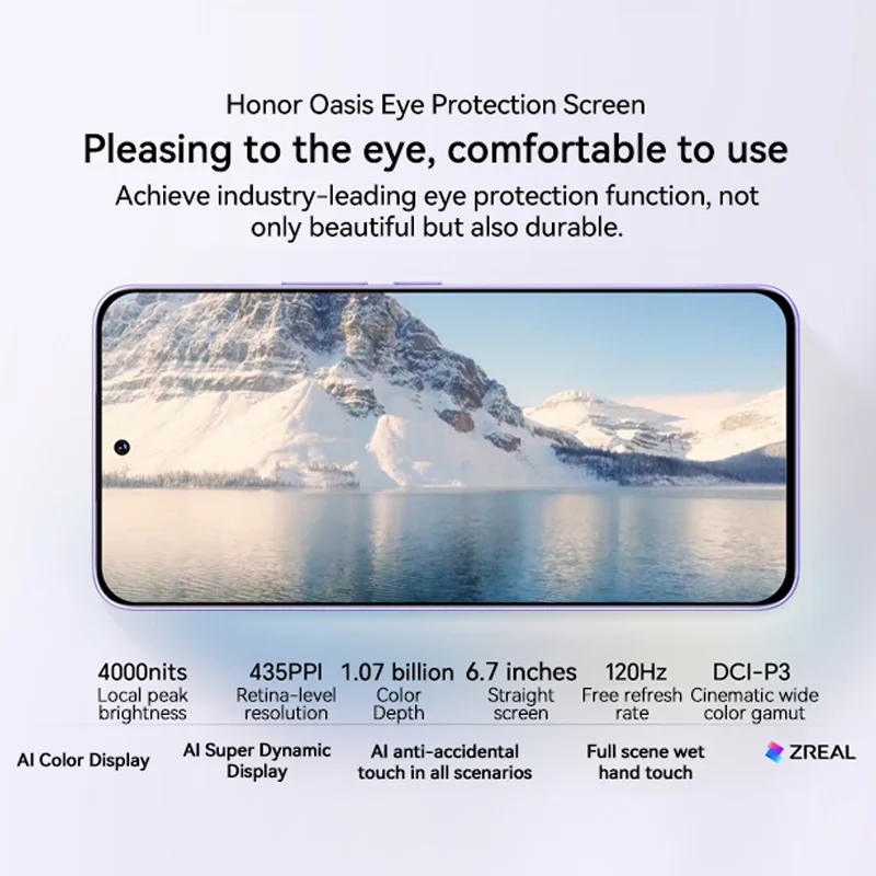 Original Honor 300 teléfono móvil 50.0MP cámara Snapdragon 7 Gen 3 Android 15,0 OTA 6,7 "AMOLED 120HZ 100W carga 5300mAh batería