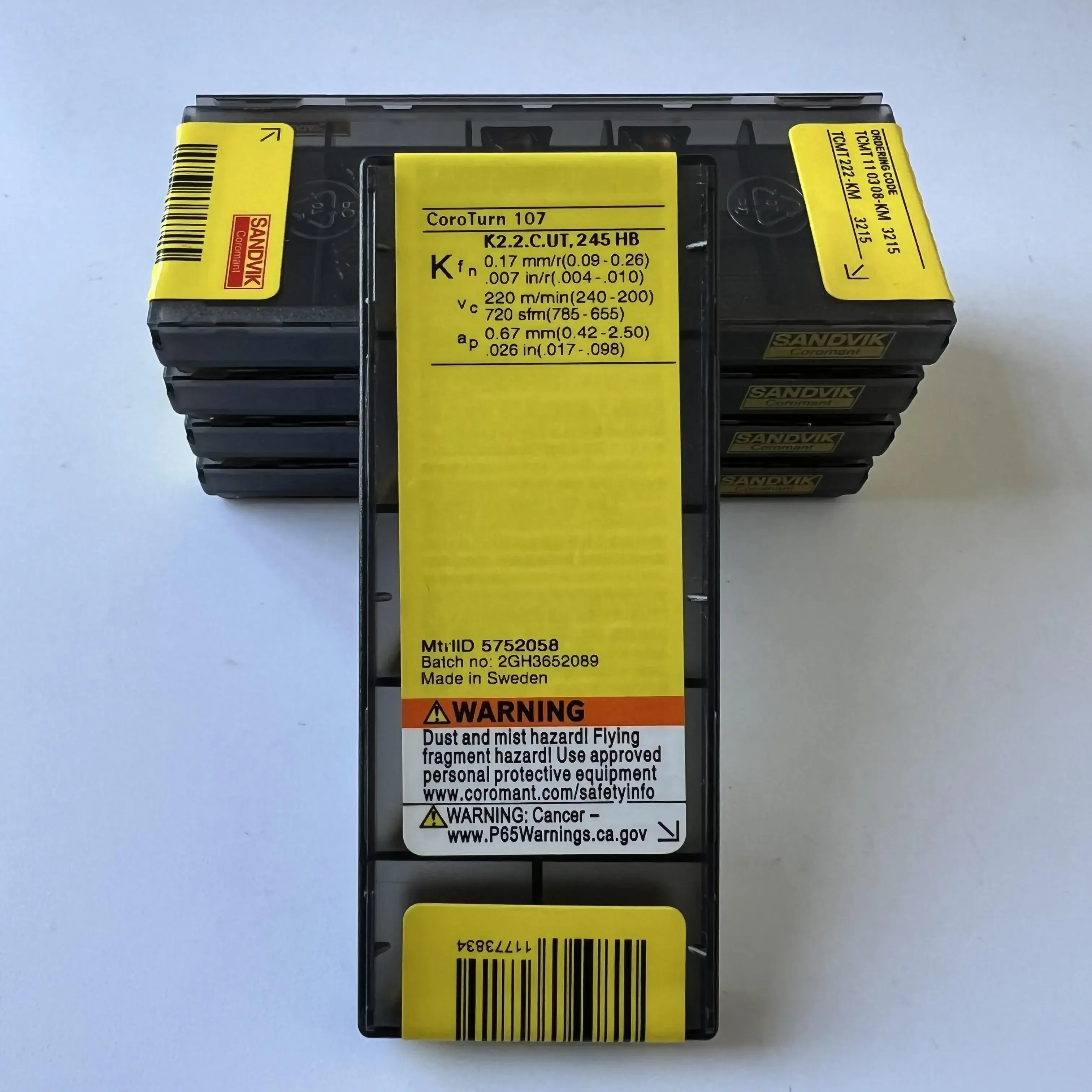 TCMT 110308 -KM 3215 /Legierungsklinge 10 Stück