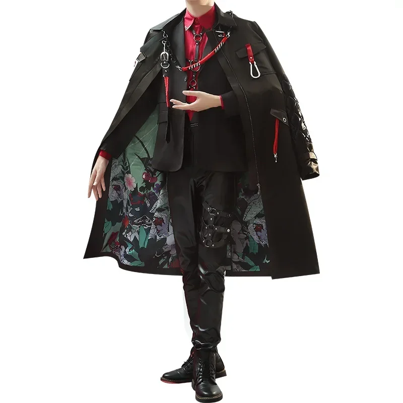 COFUN [Csutomized]Paradox Live AMPRULE Yeon Dongha/  Baek Chungsung Cosplay Costume Halloween Women Men Outfit Game Suit