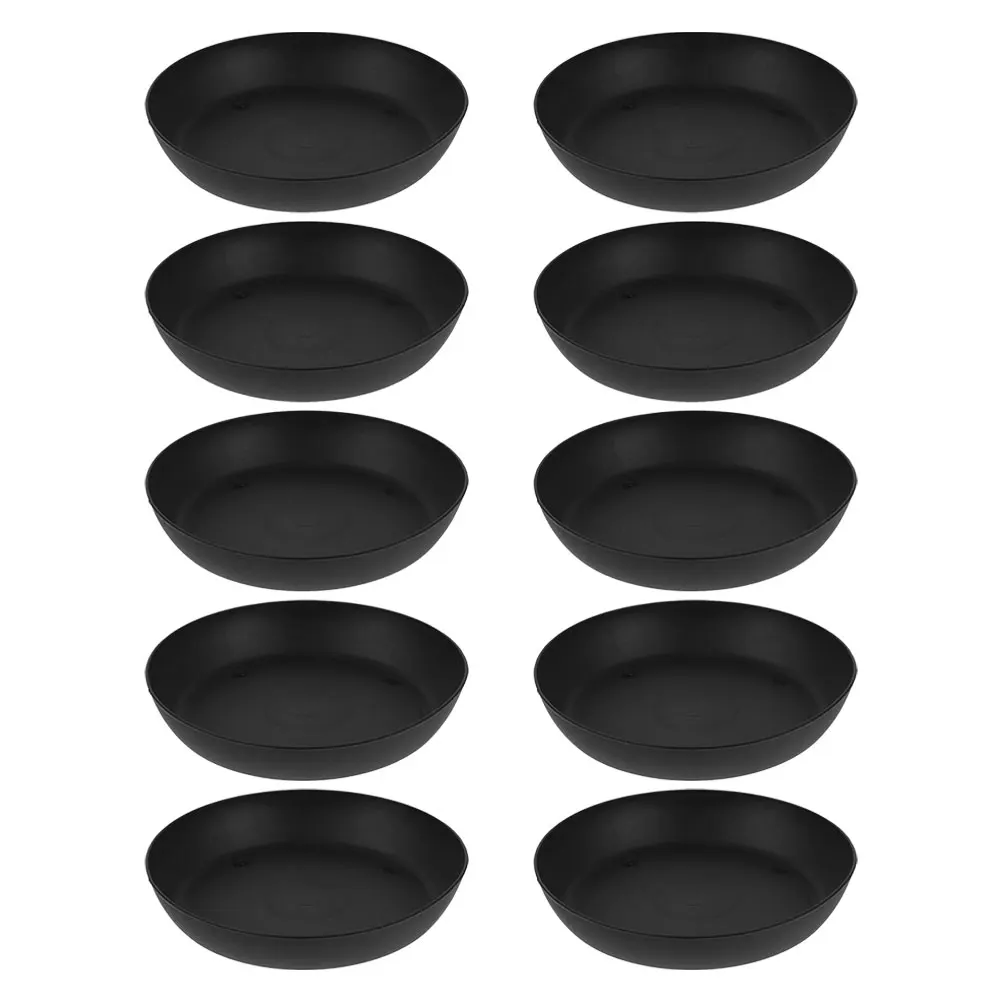 

10pcs Plastic Round Drip Trays Flower Pot Saucer Plants Water Tray Planter Drainage Tray For Indoor Garden Large Bonsai