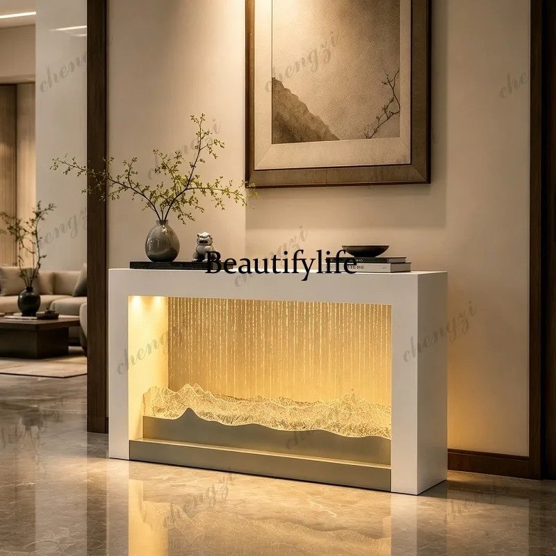 A139 flowing water ornament housewarming gift modern simple living room self-circulating flowing water indoor landscaping