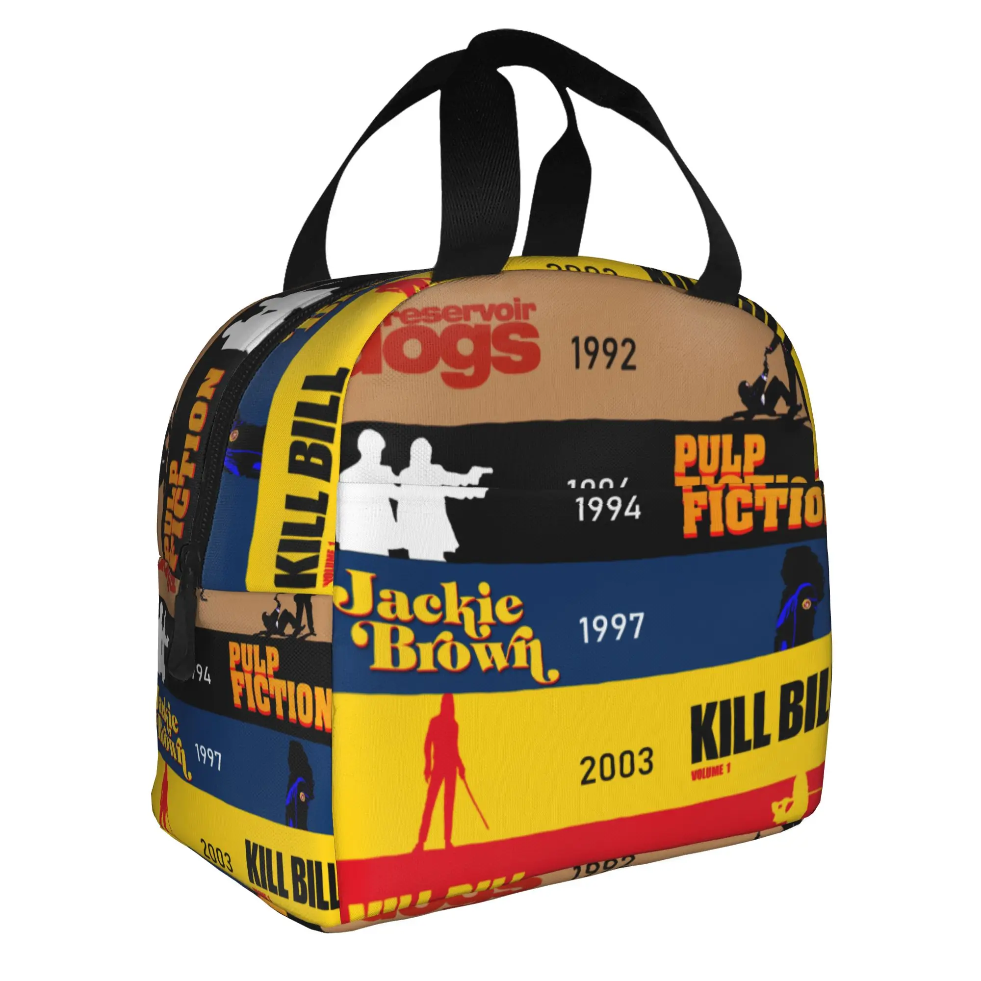 Quentin Tarantino Film Collage Kawaii Pencil Cases Girl Boy Large Storage Kill Bill Pulp Fiction Pencil Box Students Stationery