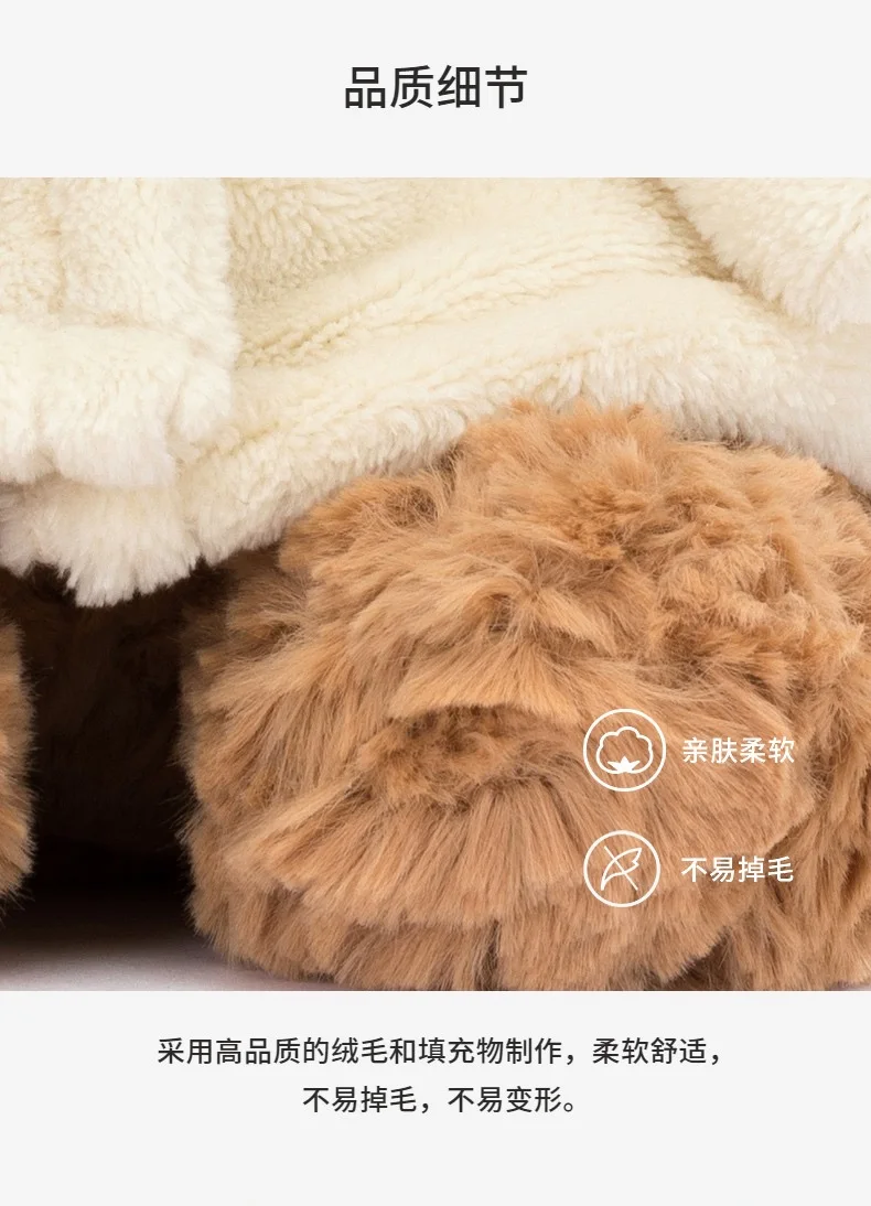 Jellycat New Bartholomew Bear Series Плюшевые игрушки Баклажаны Медведь Любовь Медведь Милая плюшевая игрушка Детская комфортная кукла Подарок на день рождения