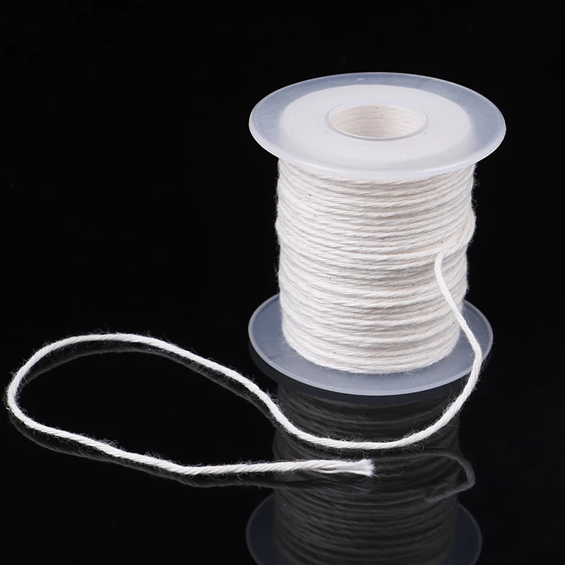 61m Cotton Braid Candle Wick Core Spool Non-smoke DIY Oil Lamps Supplies