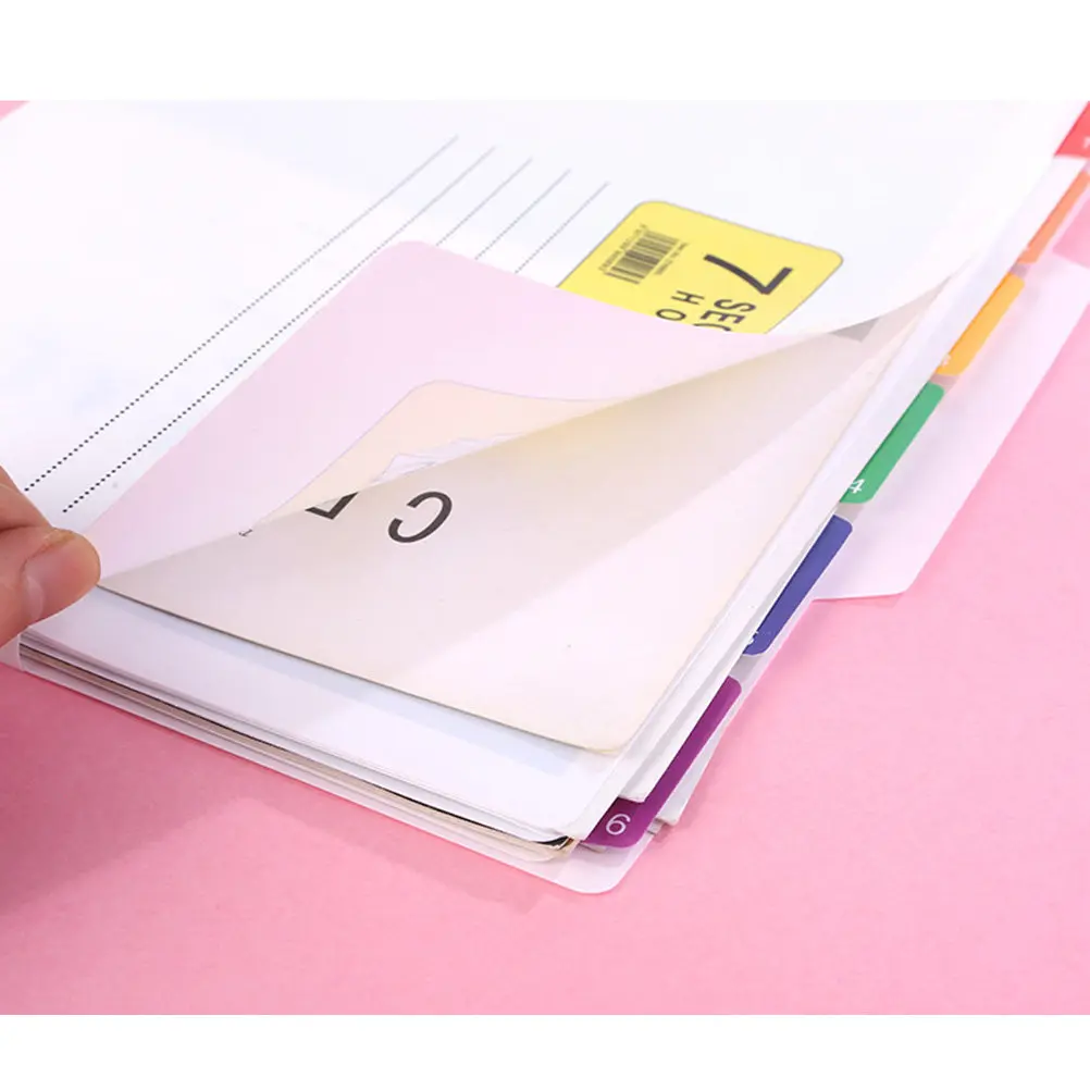 

Водонепроницаемая пластиковая папка-органайзер из полипропилена на 7 секций для документов, для офиса, школы, дома, система хранения бумаг