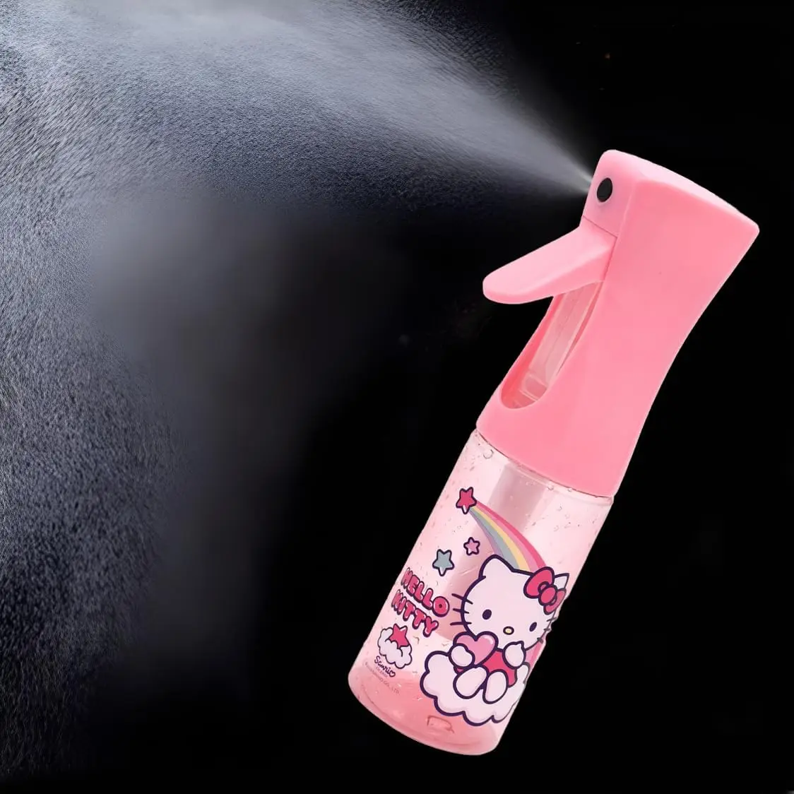 200 مللي لطيف مرحبا كيتي الكرتون رذاذ زجاجة Kuromi Kawaii سعة كبيرة ارتفاع ضغط مستمر الترطيب زجاجة بخاخ #6