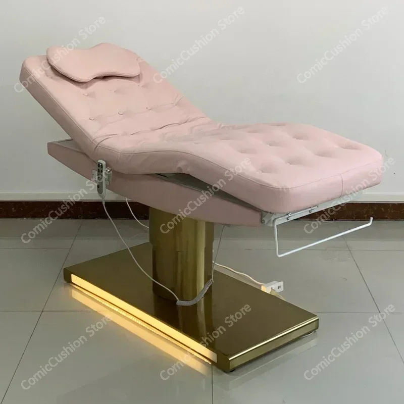 Heated Bed Chair for Beauty Salon, Spa, Face Smoothing, Cosmetic Equipment, Waxing, Eyelash Extension, Electric, Valid, Pink