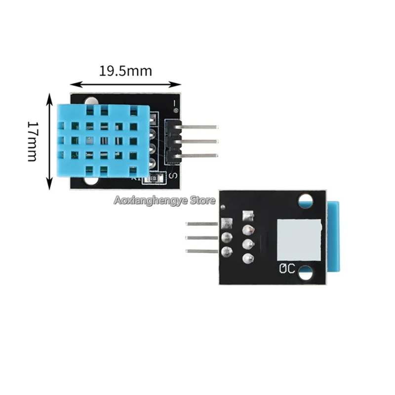 5PCS DHT11 Temperature & Humidity Sensor Module, Digital Signal Output, DIY Electronic Building Block Support BOM List Quotation