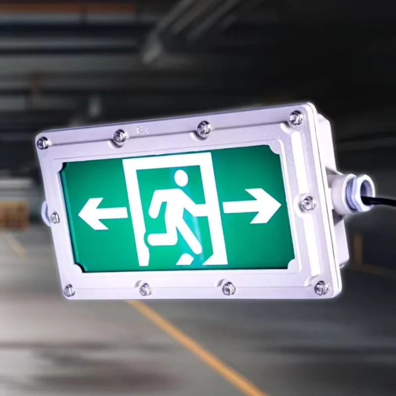 Explosion-proof Emergency Light Exit Sign Emergency Light Emitting Diode Safety Indicator