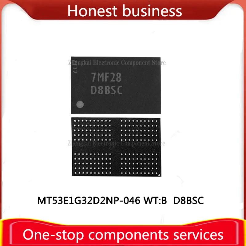 MT53E1G32D2NP-046 WT:B BGA200 D8BSC LPDDR4X 4GB MT53E1G32D2FW-046 AIT:B D8CJC 4G MT53E512M32D1NP-046 WT:B D8BQM 2GB Chip Memory