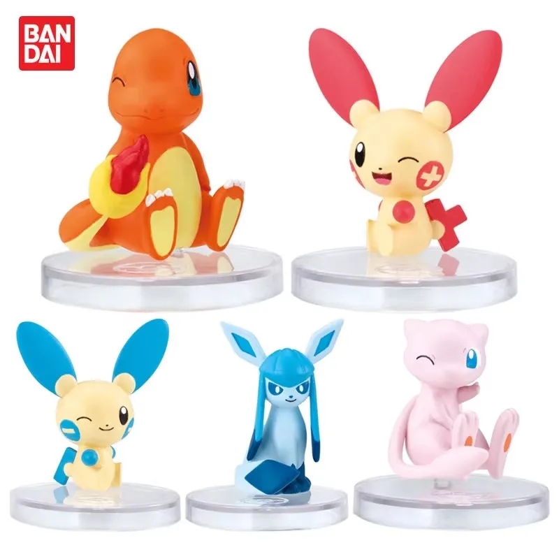 bandai-original-5pcs-gashapon-しっぽみてみて！フィギュア-2-ポケットモンスター-toys-for-kids-gift-collectible-model-ornaments
