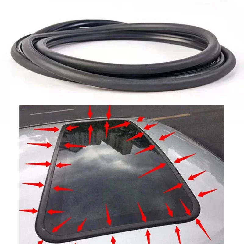 

Car Sunroof Window Rubber Seal For Toyota Prado LC150 2010 2011 2012 2013 2014 2015 2016 2017 2018 2019