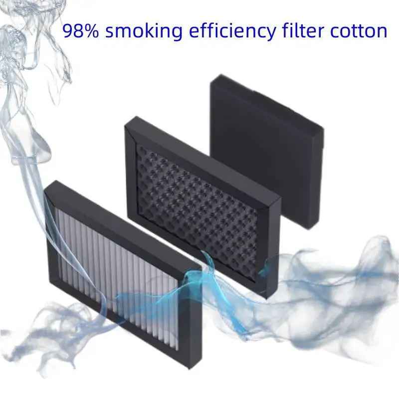 

Replacement Filter Cotton for Soldering Smoke Extractor 3-Layer Activated Carbon Set & HEPA Filter High Efficiency Dust Removal