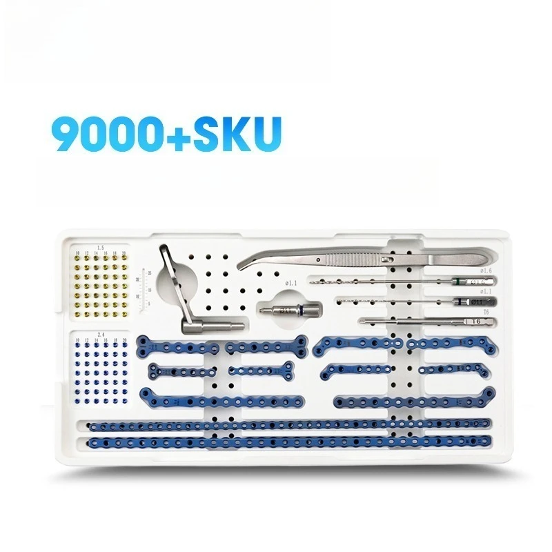 2.4mm Stem Locking Screw Instrument Set Bone Fracture  Veterinary Surgical Instrument for Small Animals