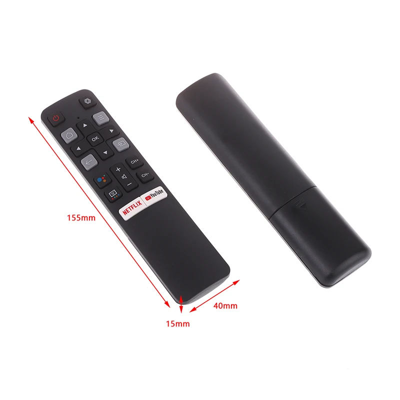 Replacement For TCL Infrared Remote Control RC802V FUR6 RC802V FNR1 for TCL Android 4K TV Smart Home TV Controller 1PC
