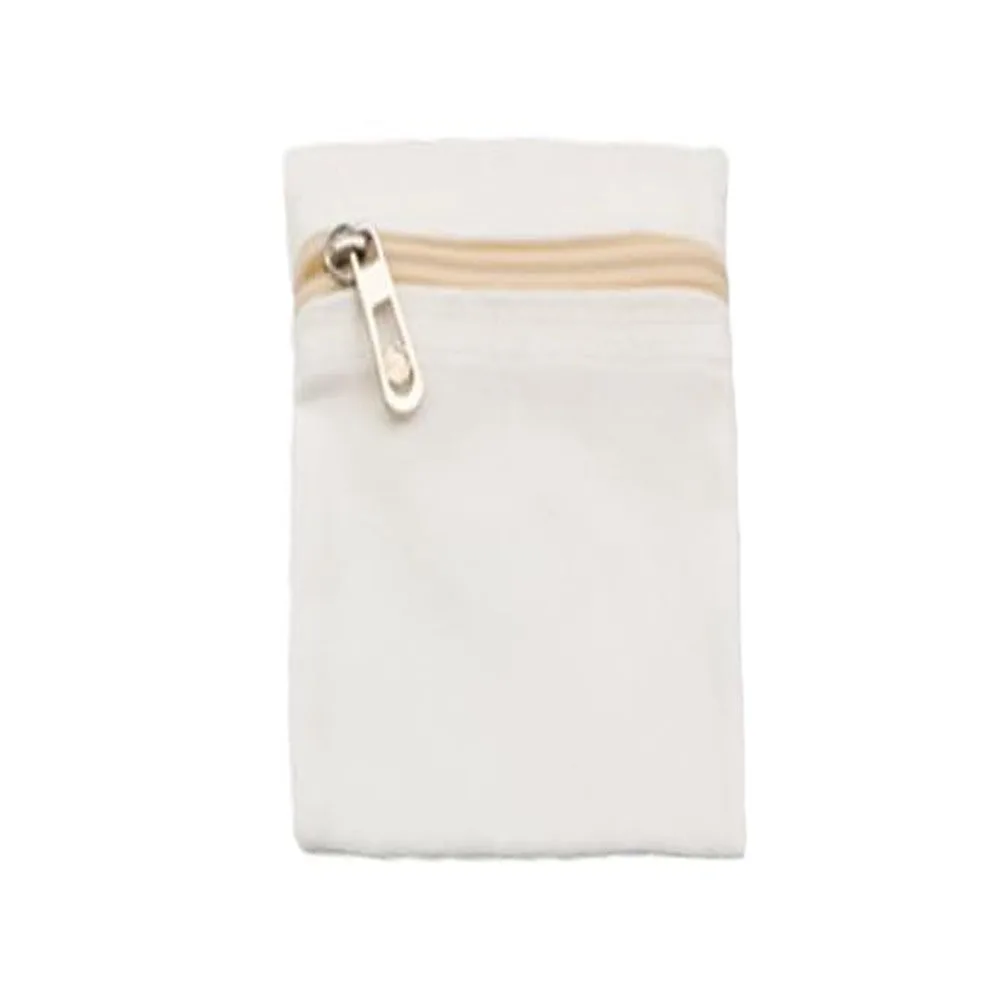 High Quality with Zipper Sew-in Side Hidden Pocket Solid Color Polyester Inside Pockets Durable Travel Wallet Pouch