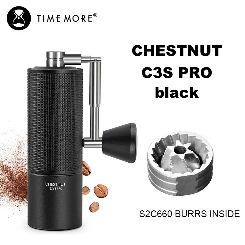 TIMEMORE Chestnut C3s Pro/C3ESP Pro Manual Coffee Grinder S2C Burr Inside HighQuality Hand Grinder With Dual Bearing Positioning
