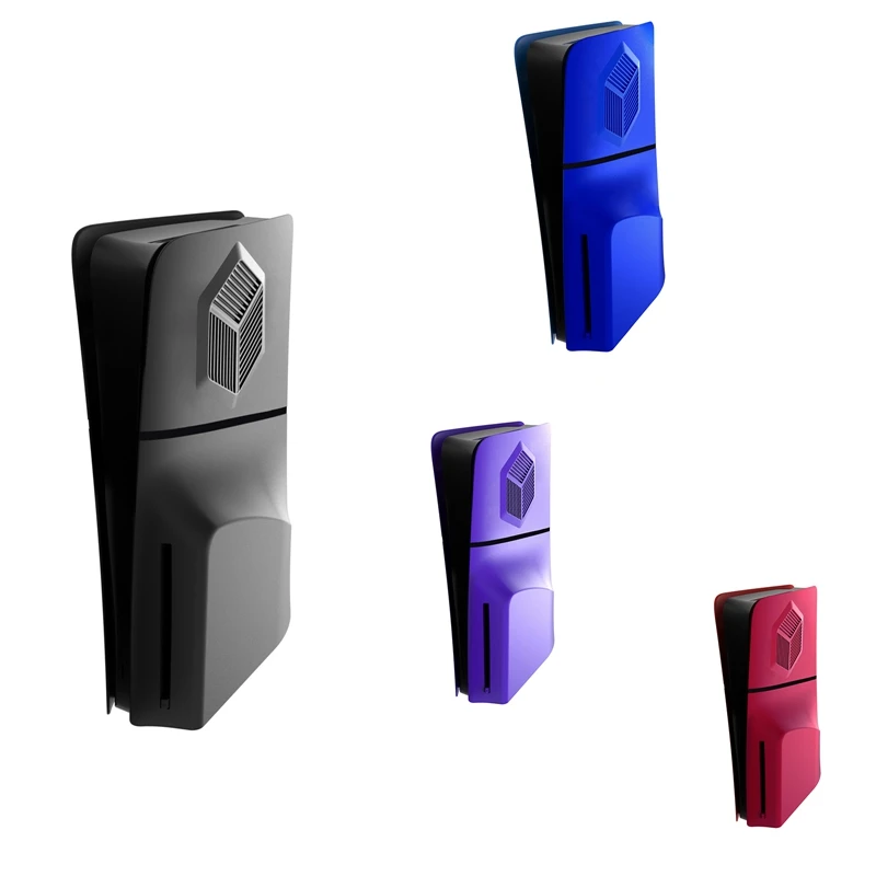 

B03B-Face Plates For PS5 Slim Disc Edition Console Cover Faceplate Cooling Vents Side Panel Skin Shell Game Accessories