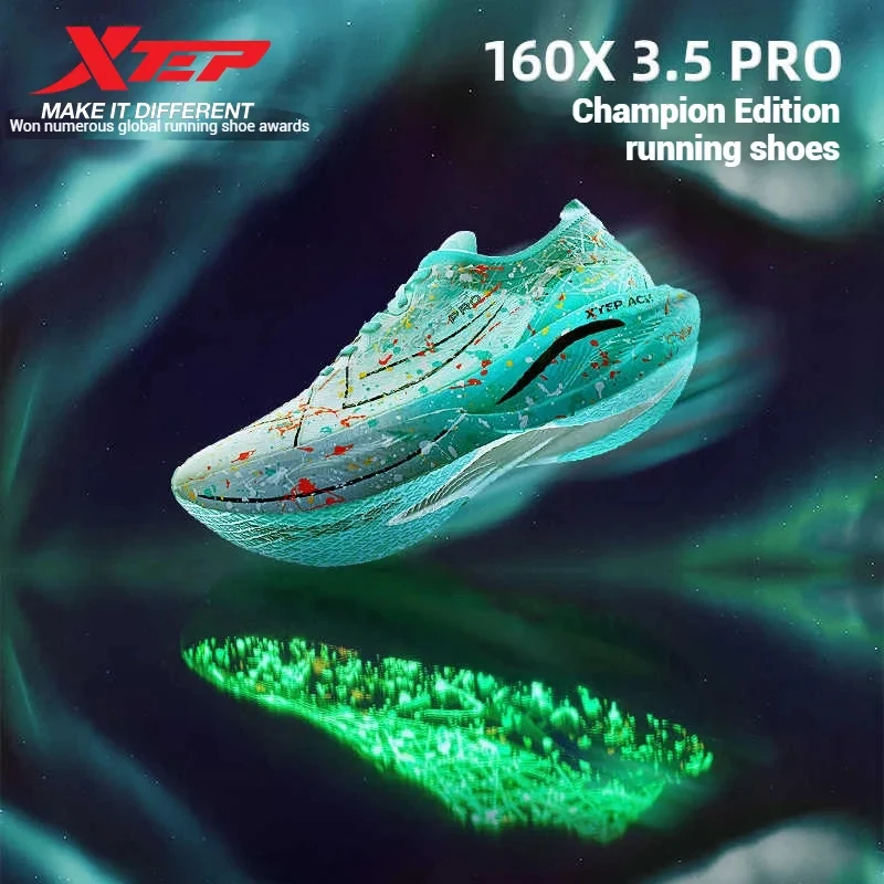 Xtep 160X 3.5 pro Running Shoes Professional Marathon PB Carbon