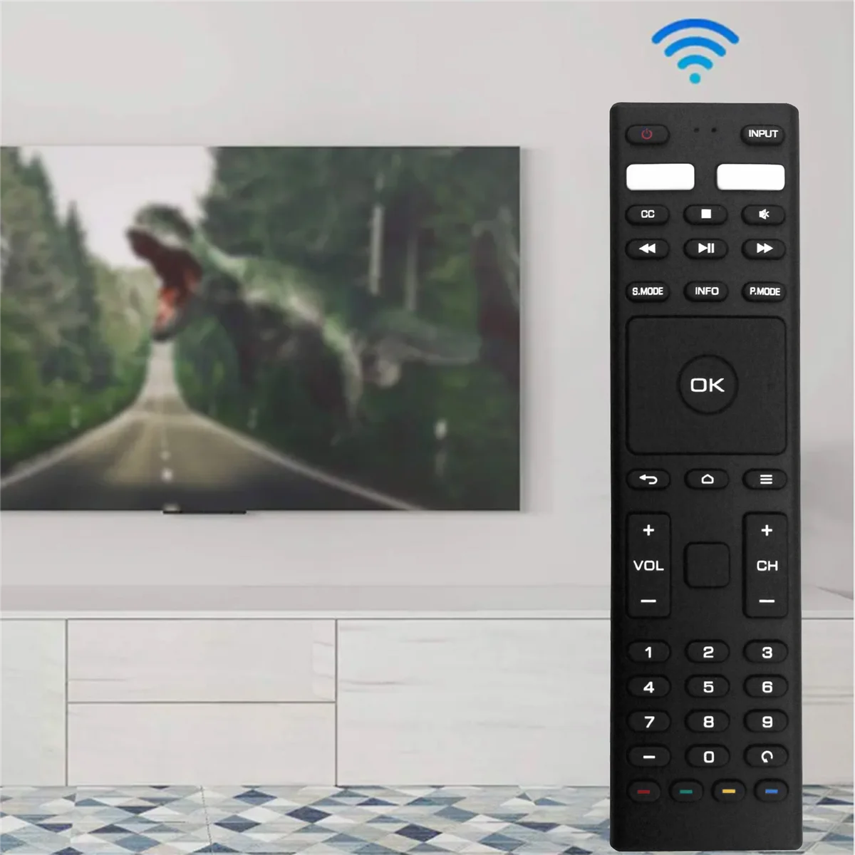 Remote Control RM-C3329 pengganti untuk JVC Smart 4K UHD LCD HDTV RM-C3359 RM-C3369