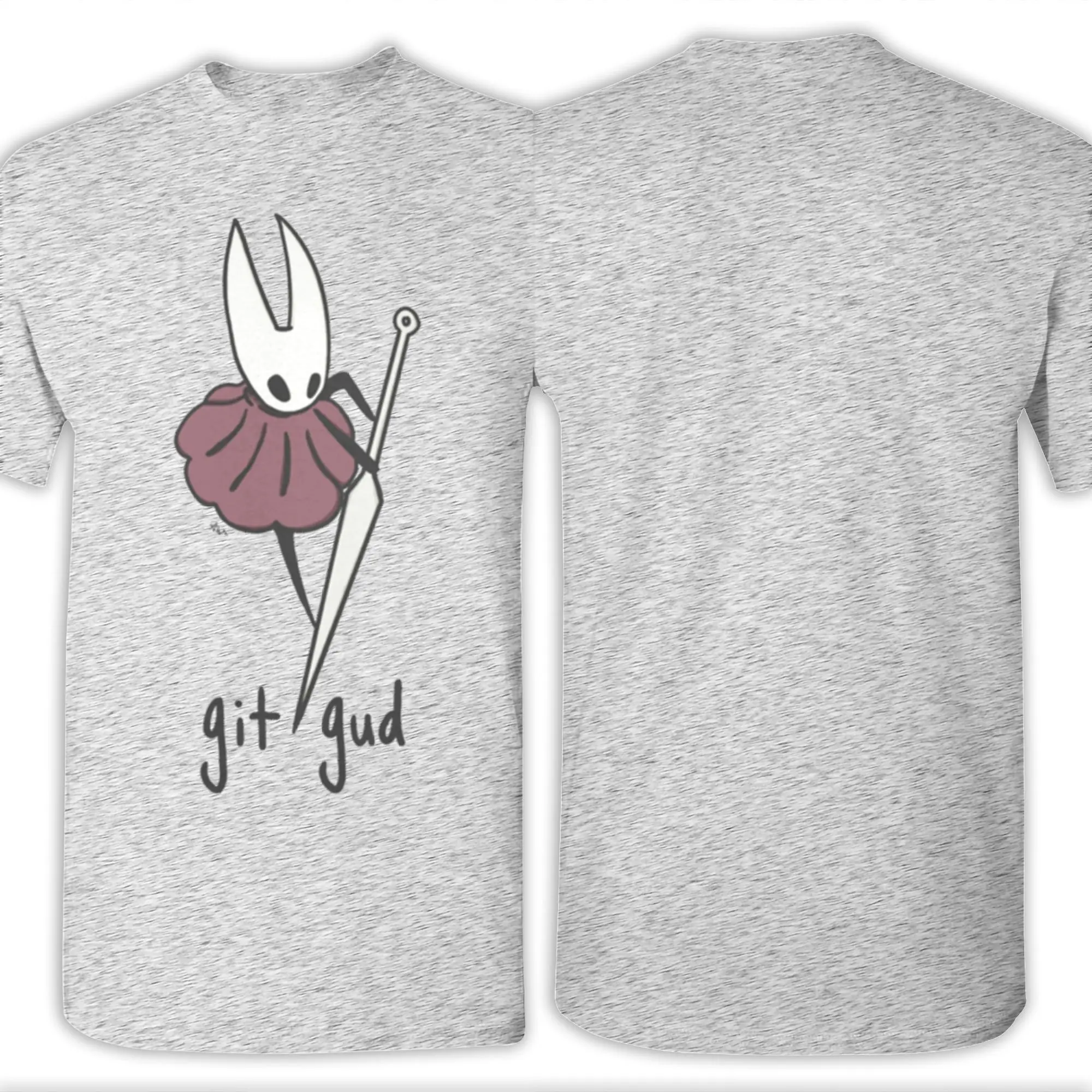 مجنون الدبور Git Gud تي شيرت للرجال الياقة المستديرة القطن تي شيرت الجوف فارس قصيرة الأكمام تيز هدية فكرة الملابس