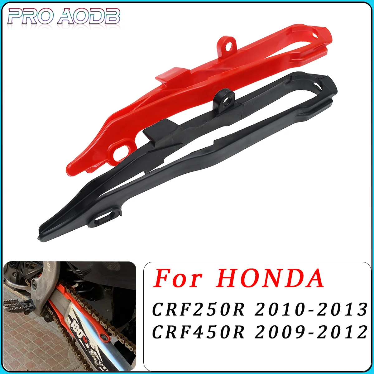 

Motorcycle Swingarm Chain Slider Guide Guard For HONDA CRF250R CRF450R CRF 250R 450R Dirt Bike 2009 2010 2011 2012 2013 MOTO