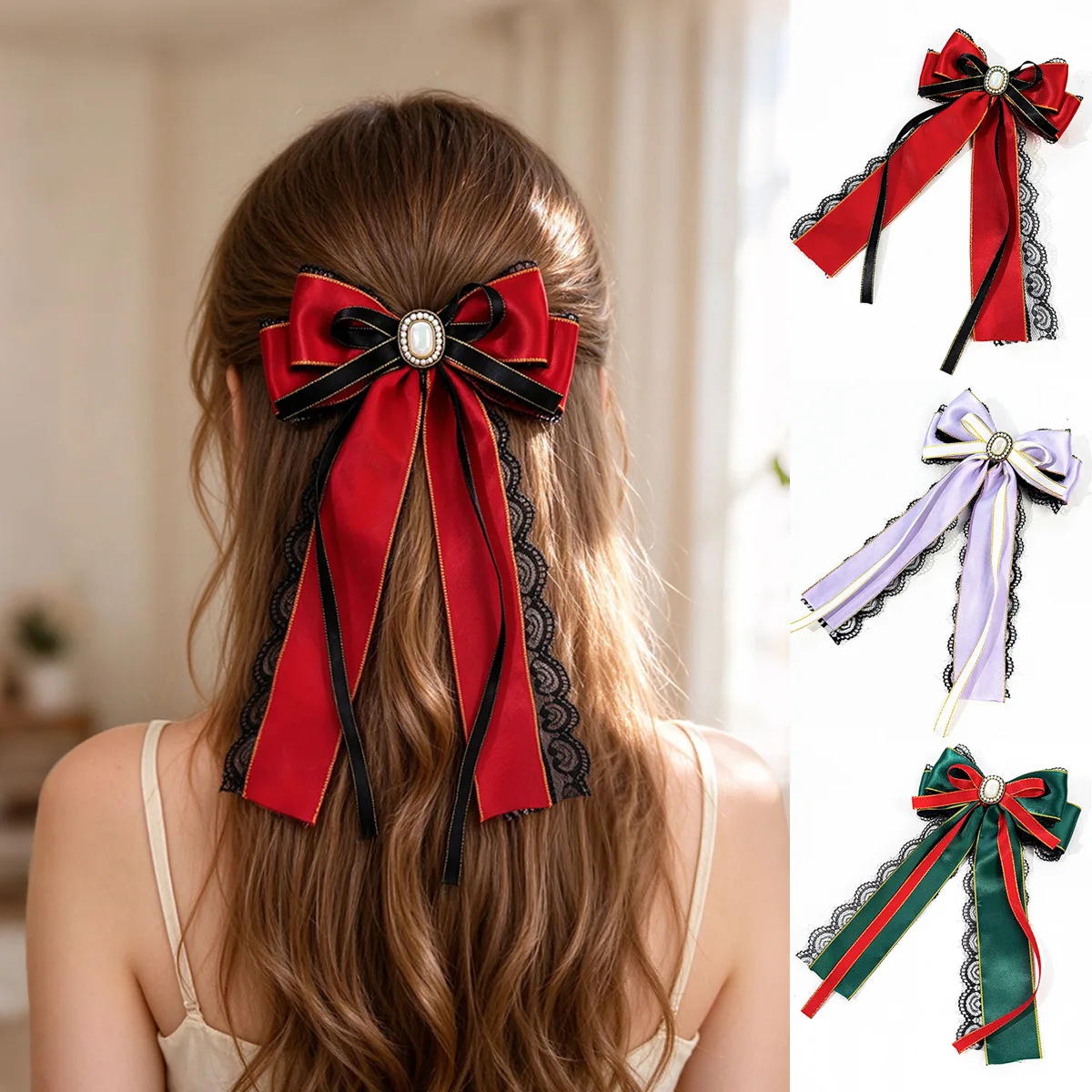 20-pinces-a-cheveux-avec-nœud-en-ruban-a-bordure-doree-135-cm-de-long-pinces-a-cheveux-a-pompon-accessoires-de-noel-pour-femmes-pinces-a-queue-de-cheval-pour-filles-accessoires-pour-cheveux