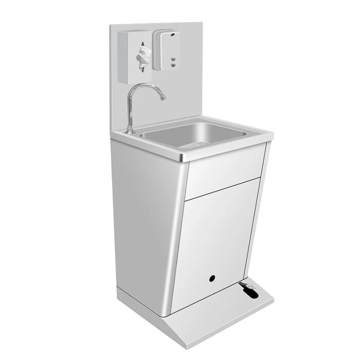 

Stainless Steel 201 And 304 Hand Wash Square Sink Table Hotel Restaurant Kitchen Hand Washing Sink Stand Bathroom Wash Basin