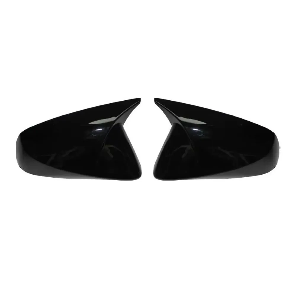 Premium Horn Style Wing Mirror Decor Cap For Lexus RX350 RX450H NX200 NX300 NX260 Gloss Black Exterior Refit Accessories