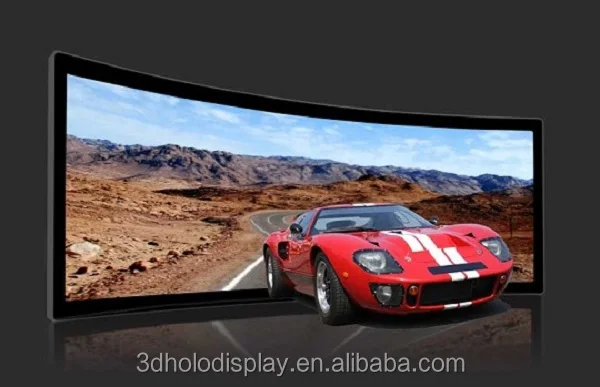 200-Inch 3D Curved Fixed Frame Projector Screen 16:9 Format for Optimal Curved Projection