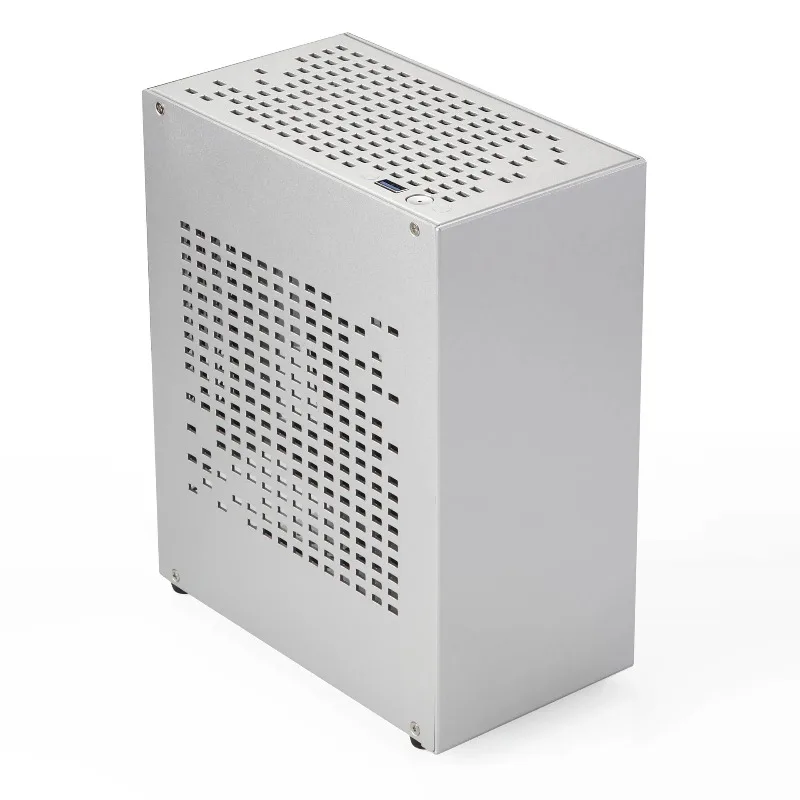 

ITX PC Case Aluminum HTPC Game Computer Chassis Support Graphics Card RTX2070 I5 Desktop Case samll 1u PSU