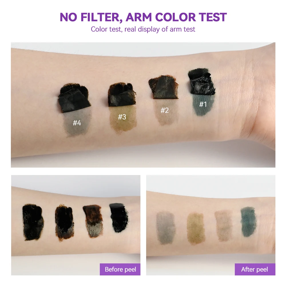 دائم 3 أيام الوشم سهلة تقشير الحاجب كريم جل أنواع طويلة الأمد مقاومة للتلطخ مقاومة للعرق مستحضرات التجميل مقاوم للماء #6