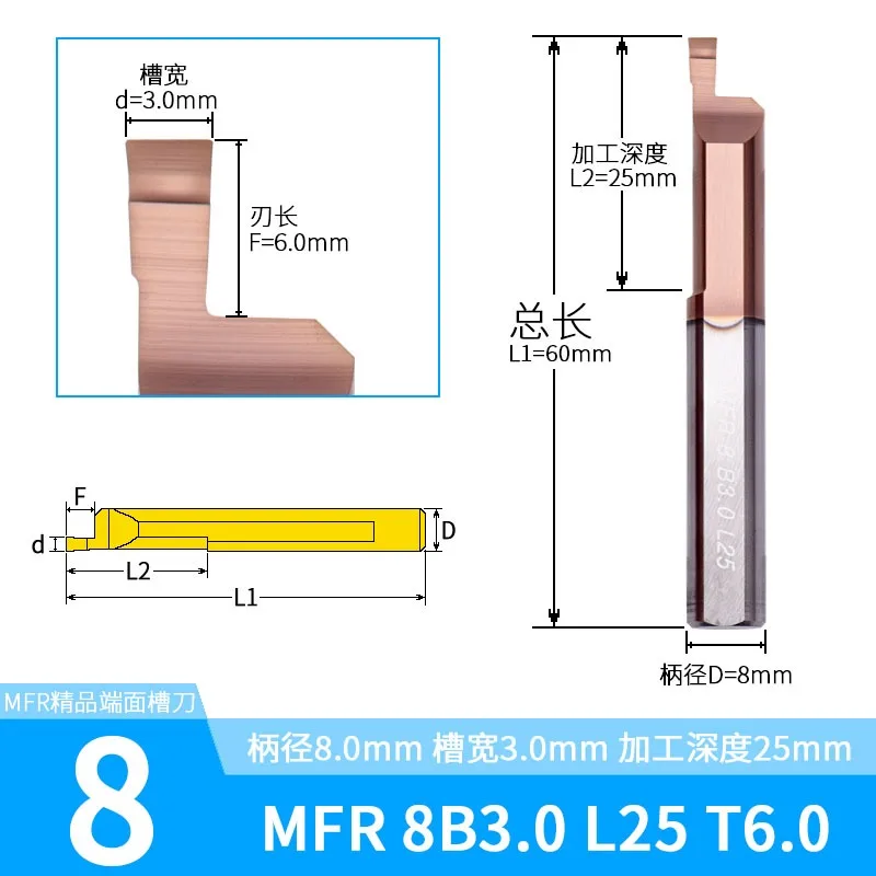 MVR MFR MFL end groefsteken groefsteken Saai Tool Draaien Draaibank Groef Cutter Wolfraamcarbide Legering Bar End Draaibank Turing Tool