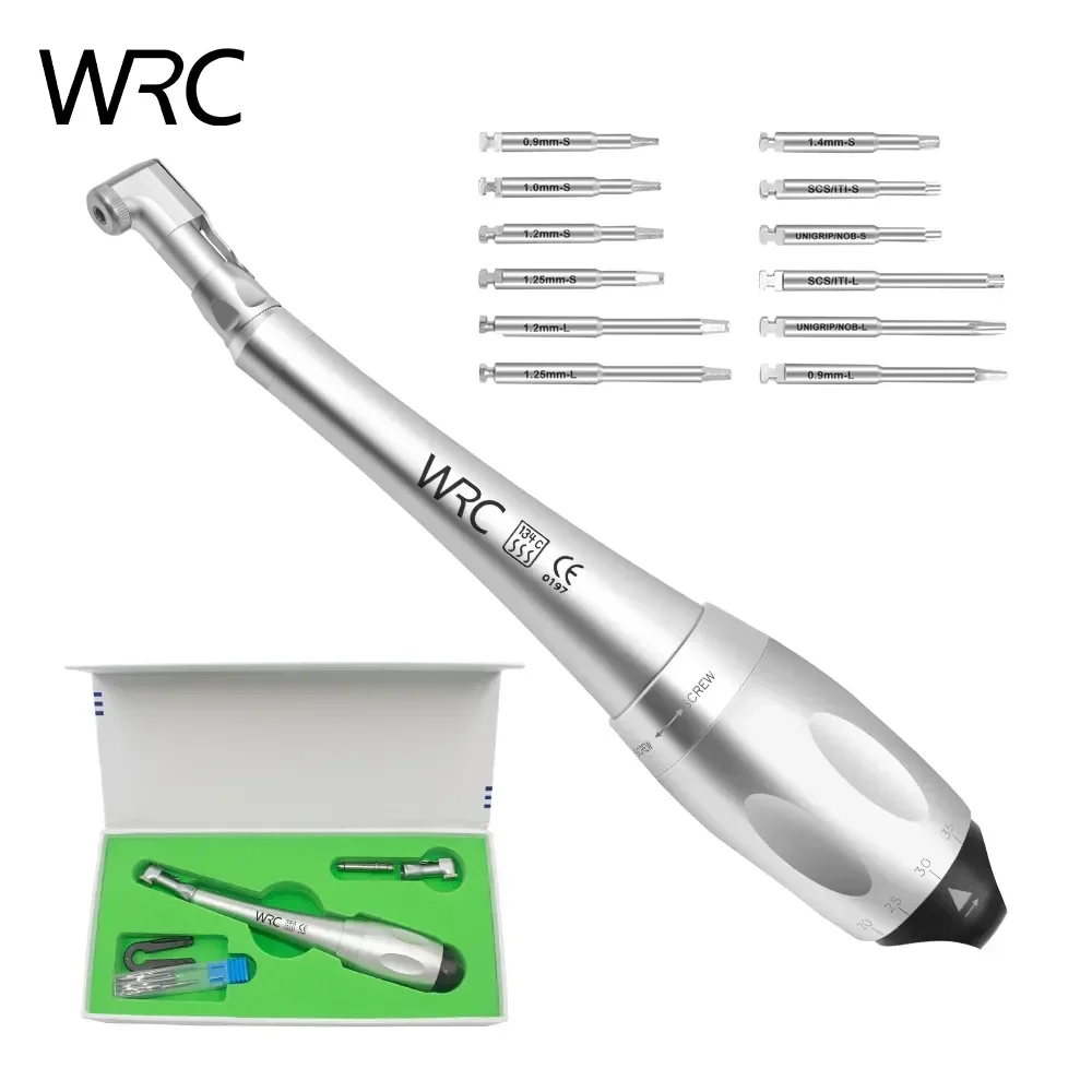 Dental Implant Torque Wrench Ratchet Dental Torque Wrench Adjustable Universal Implant Wrench 5N-35N With 16pcs Drivers