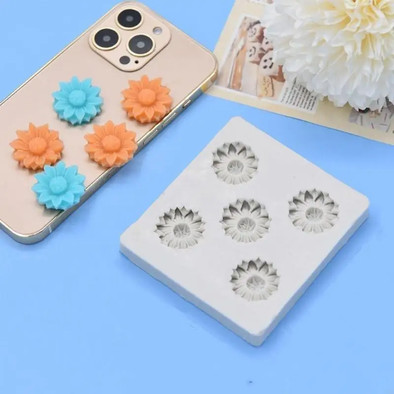 F19B DIY Fondant Molds Chocolate Moulds Silicone Candy Mould Shaped