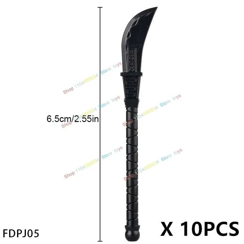 المحارب العسكرية سكين مزدوج الرأس الفأس السيف المطرقة الأسلحة الملحقات القرون الوسطى اللبنات نماذج اللعب الهدايا FDPJ01-20