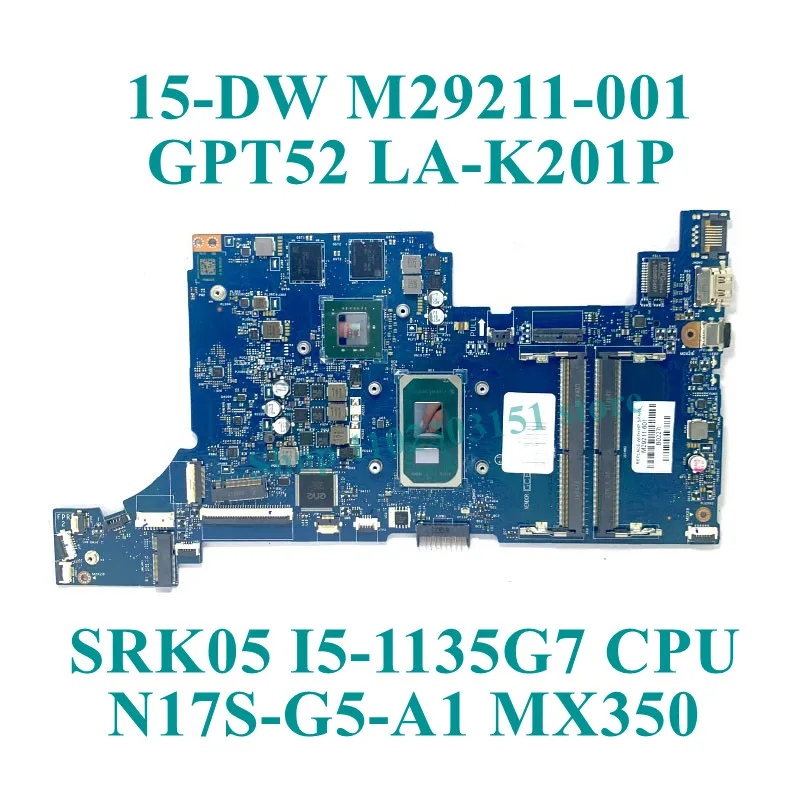 

Материнская плата для ноутбука HP 15-DW M29210-601 M29208-601 M29209-601 M29211-601 с процессором I3/I5/I7 GM/MX350 LA-K201P 100% протестировано, хорошо