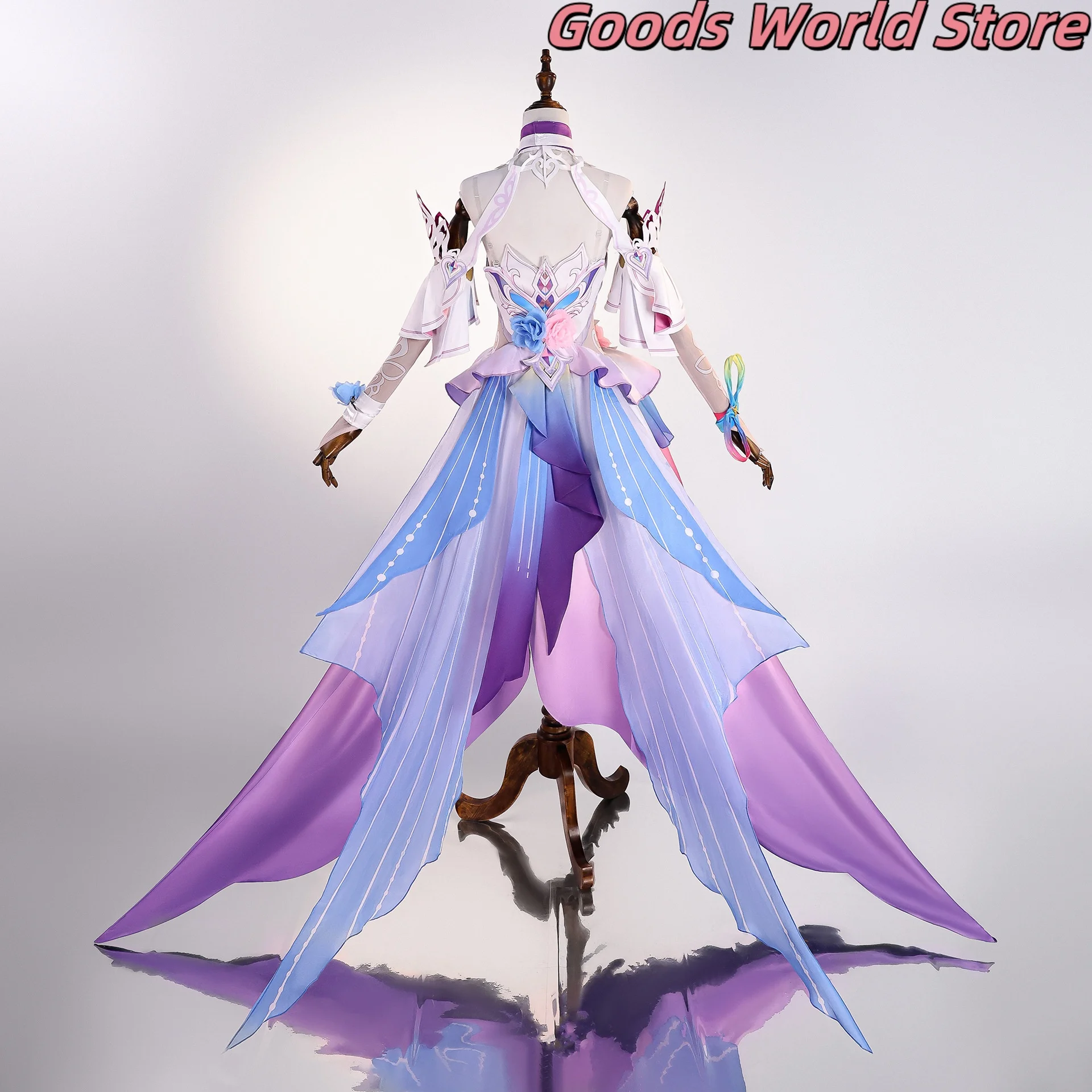 متوفر في المخزون فستان مُصمم حسب الطلب زي أنيمي لعبة هونكاي ستار رايل سيرين ملابس لعب الأدوار لحفلات الهالوين للنساء #4