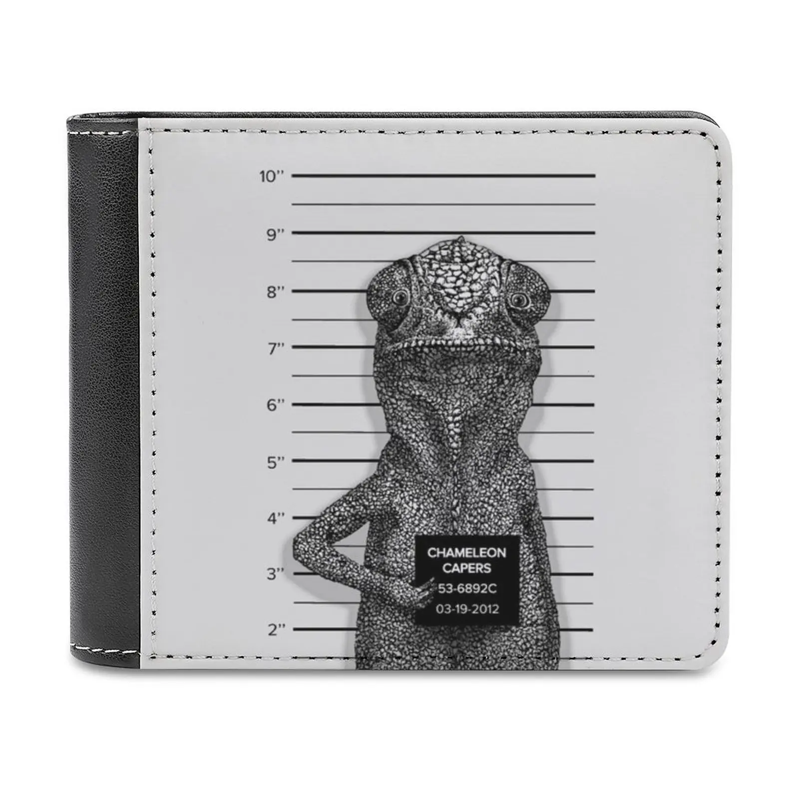 

Chameleon Capers Soft Men Wallets New Purse Credit Card Holders For Male Purses Men Wallet Chameleon Shot Lizard Animal