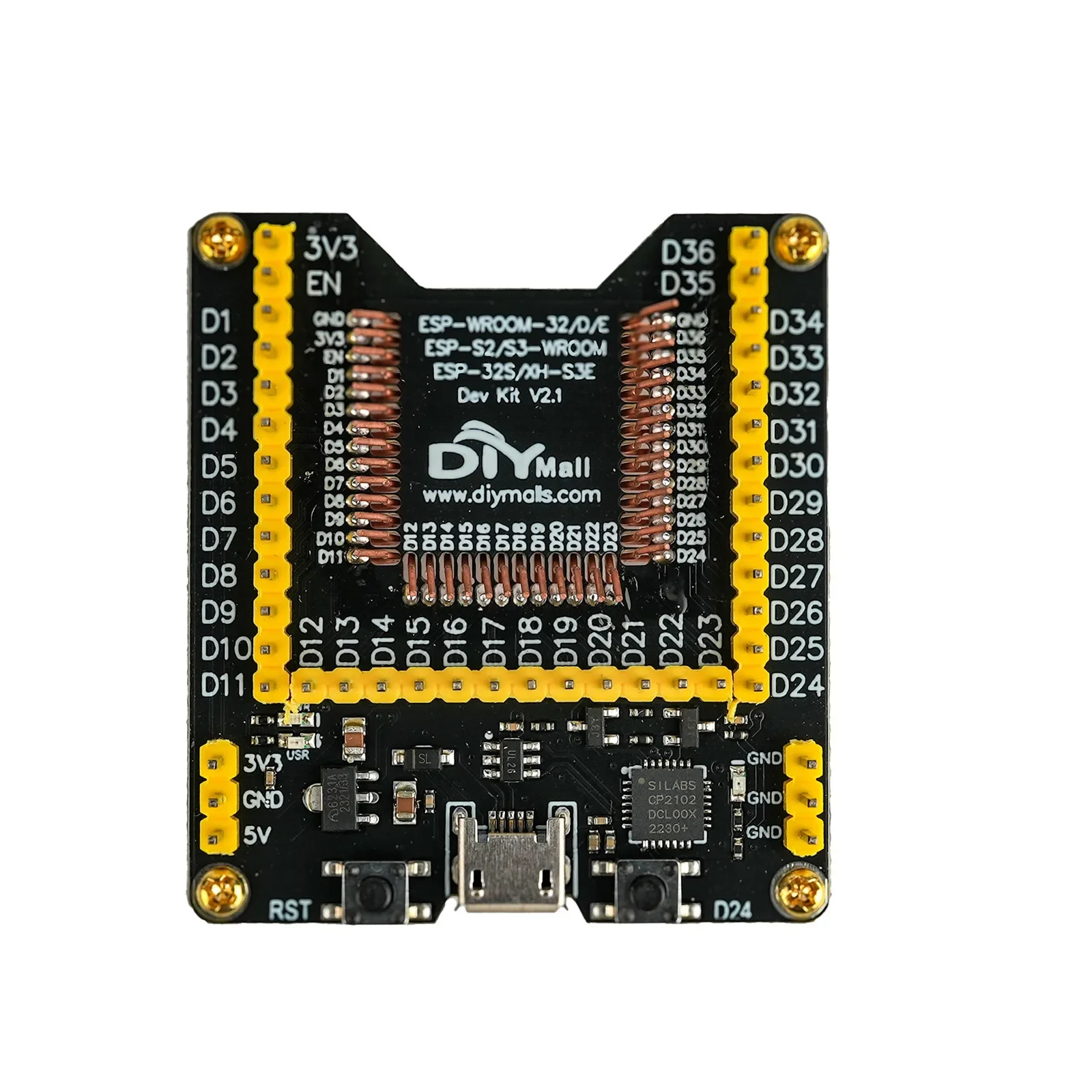 Nuova scheda di test del modulo di programmazione ESP32 Scheda di sviluppo del sistema di dispositivi di masterizzazione (senza modulo)