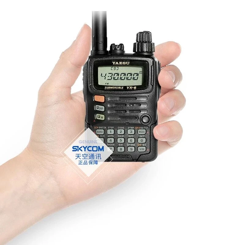 Для YAESU VX-6R двухдиапазонный трансивер UHF VHF радио IPX7 мобильный Walkie Talkie для вождения на открытом воздухе новое поступление