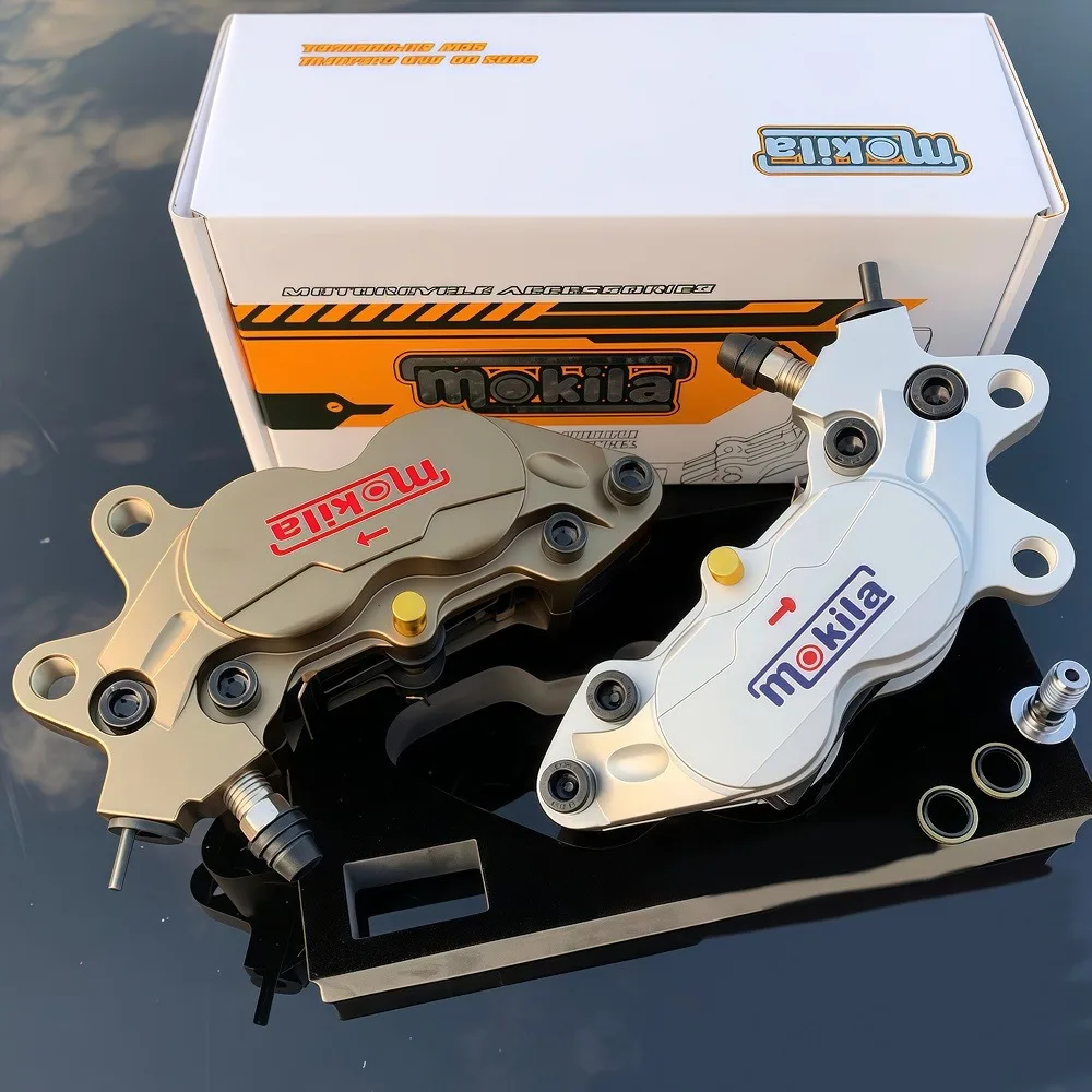 40mm Motorcycle Disc Four Major Abalone Brake Calipers CNC Aluminum Alloy For Yamaha Kawasaki Accessories Modification Universal - Image 6